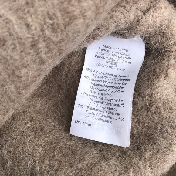 JCrew wool/alpaca puff sleeved sweater. Size small. - Picture 4 of 4